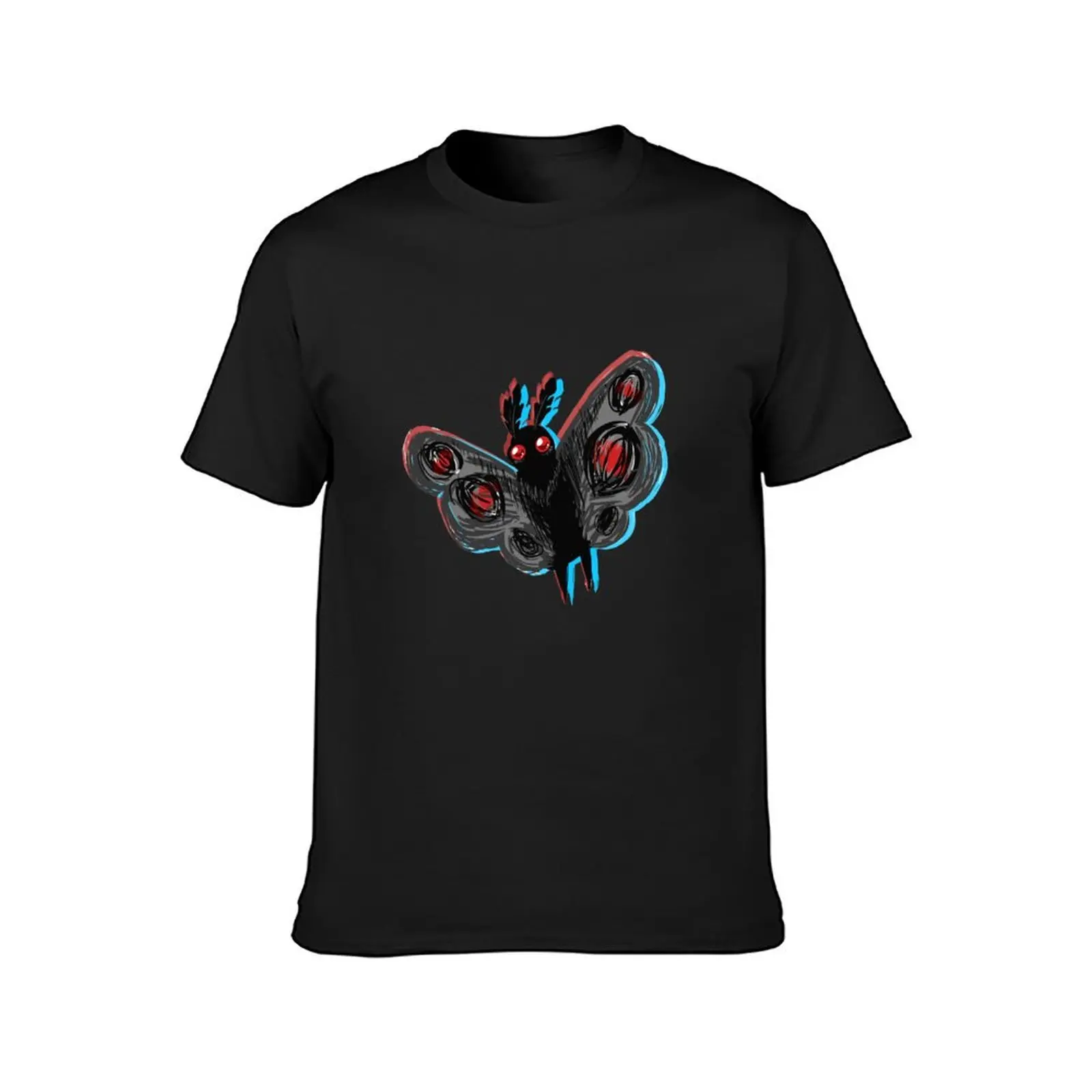 Chromatic Mothman T-Shirt sublime korean fashion mens t shirt graphic