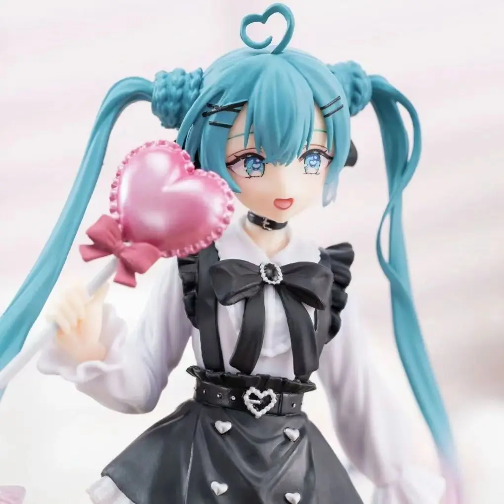 Japanse Anime-Films Rond Hatsune Miku Lolly Meid Handgemaakte Model Desktop Ornamenten Kinderspeelgoed Verjaardagscadeaus.