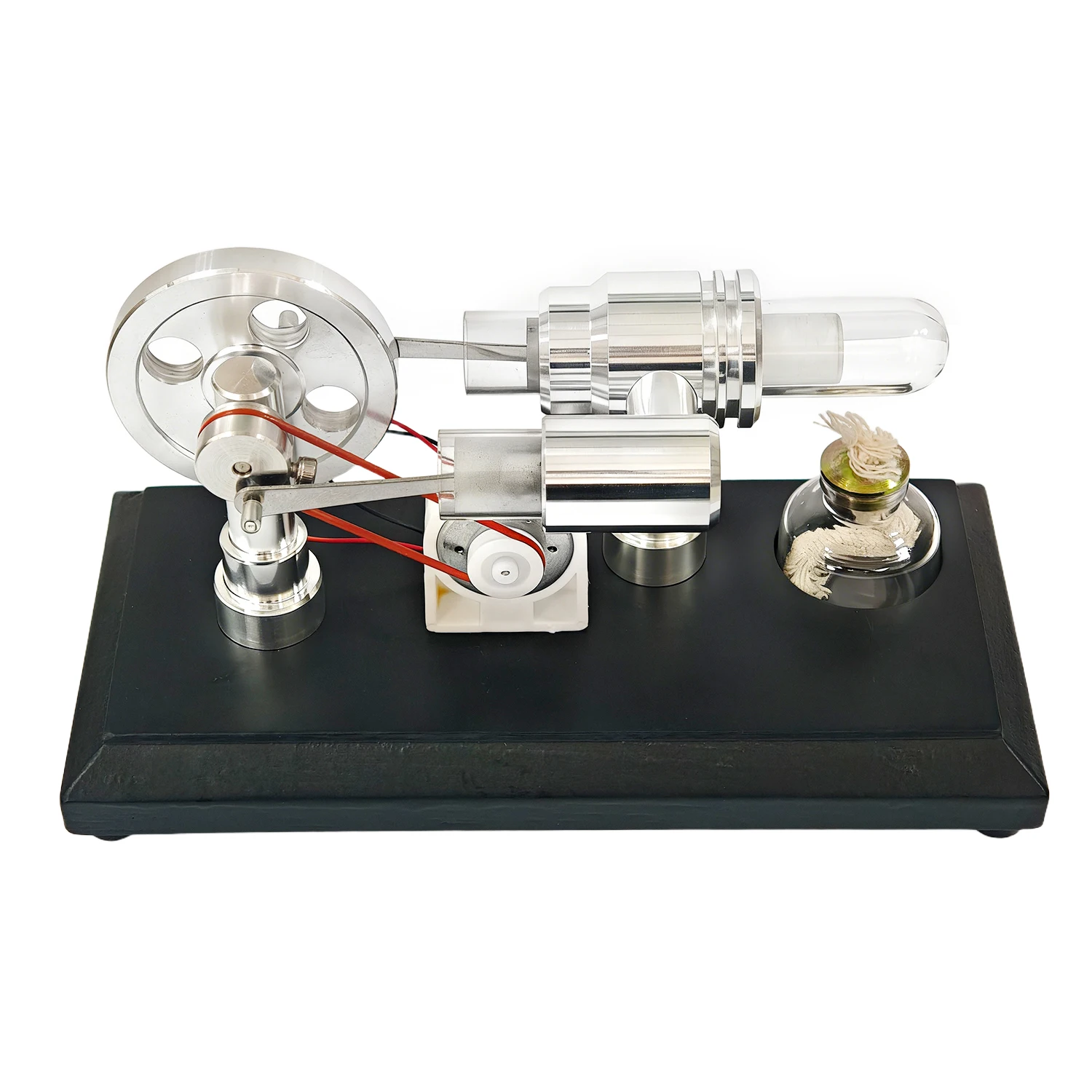 Single Cylinder Stirling Engine Model Metal Material Polishing Process Physics Experiment Teaching Aid Stirling Engine Model