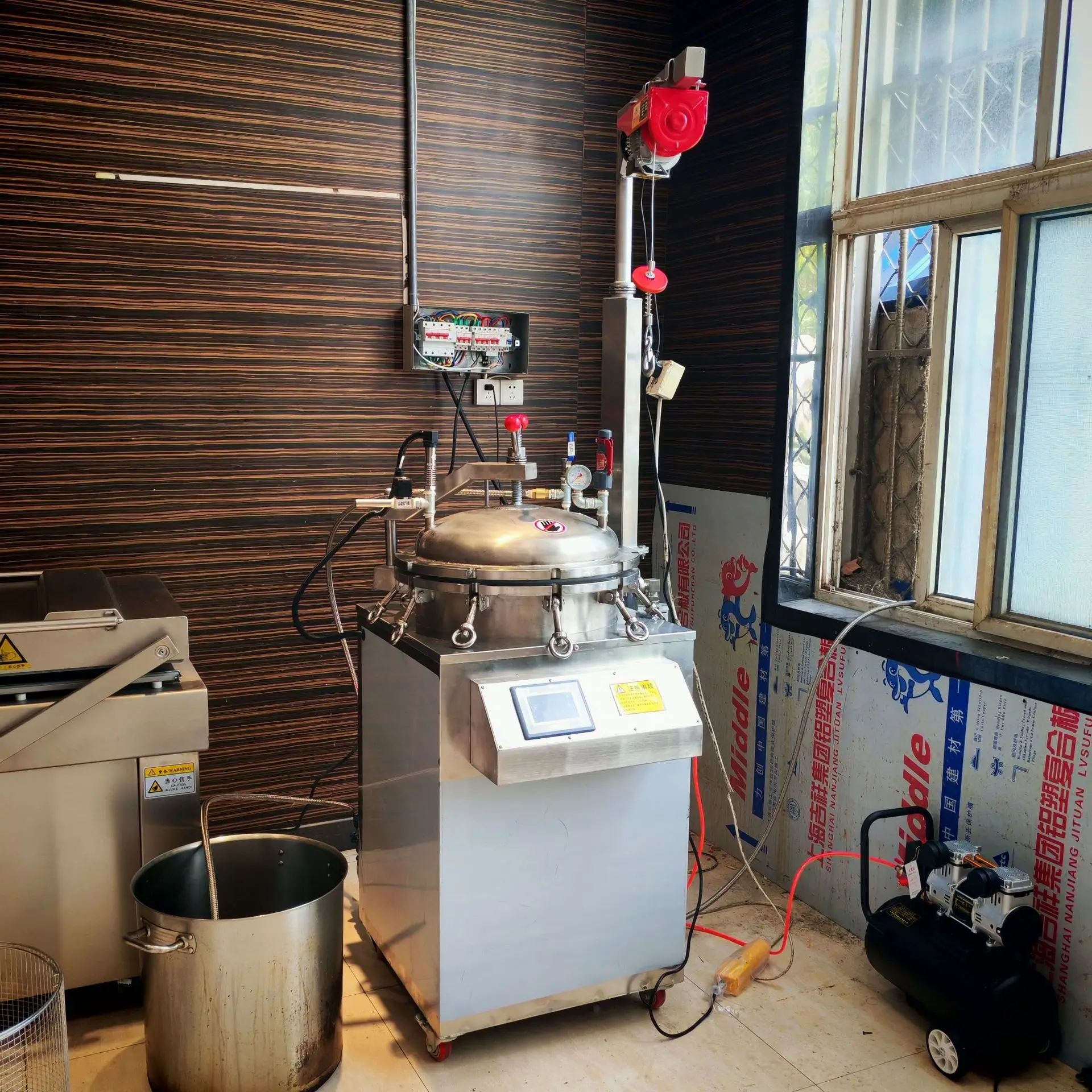 Automatic vertical sterilization pot rice dumpling cooked food sterilization equipment Water bath roast chicken sterilizer