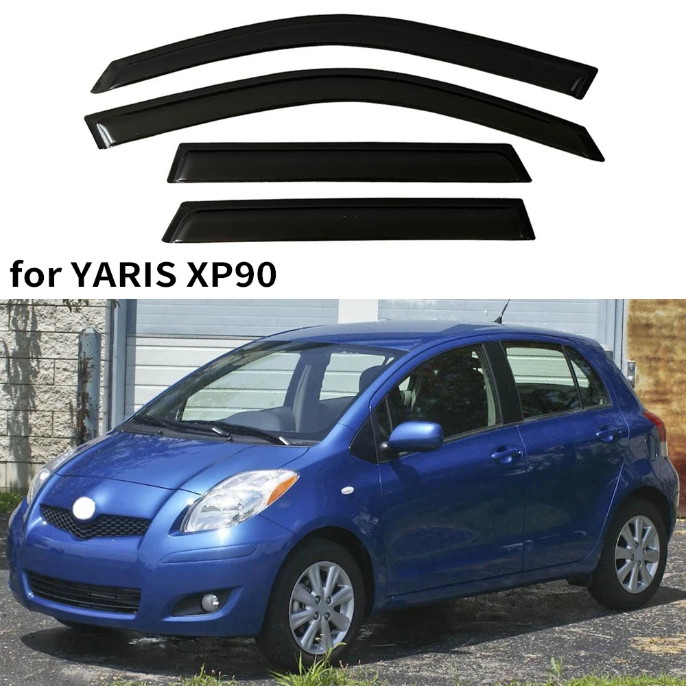 

Window Visor for TOYOTA YARIS XP90 HATCHBACK 2006 2007 2008 2009 2010 2011 Wind Deflectors Rain Guards Door Visor Vent Shades