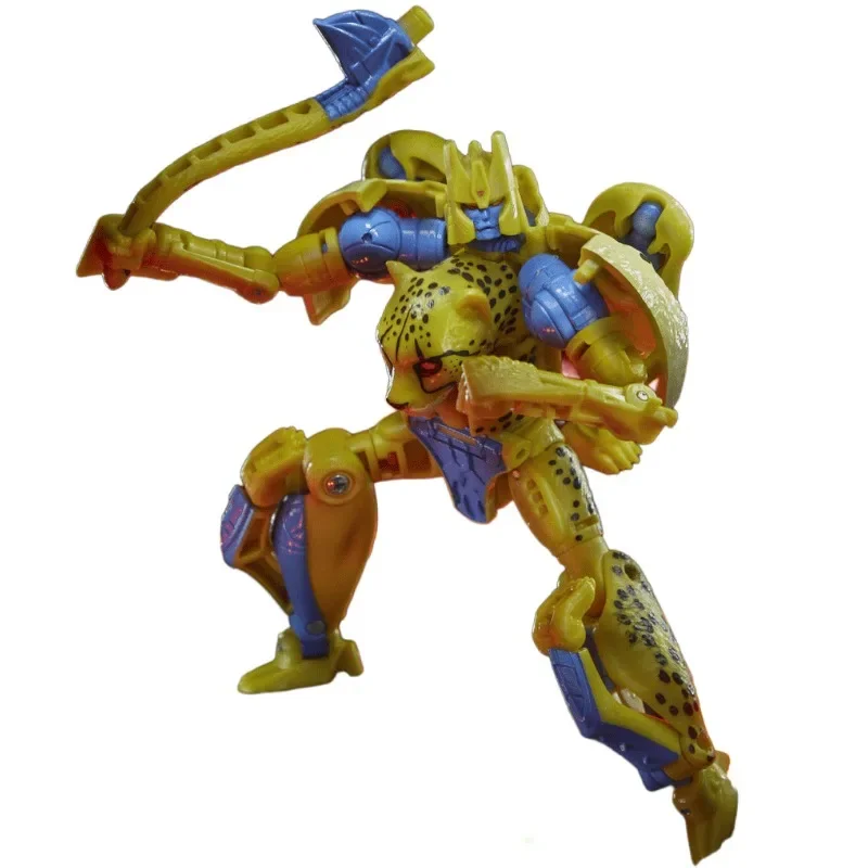 In magazzino tapara Tomy Transformers serie G Kingdom WFC-K4 Yellow Leopard figure da collezione Action regali popolari