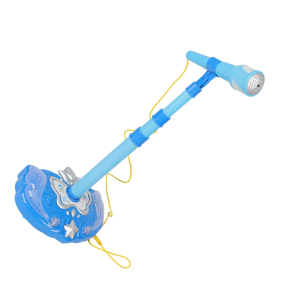 

Kid Microphone Toy Early Educational Karaoke Toy Singing Toy for for Girl Boy (Blue, Without )