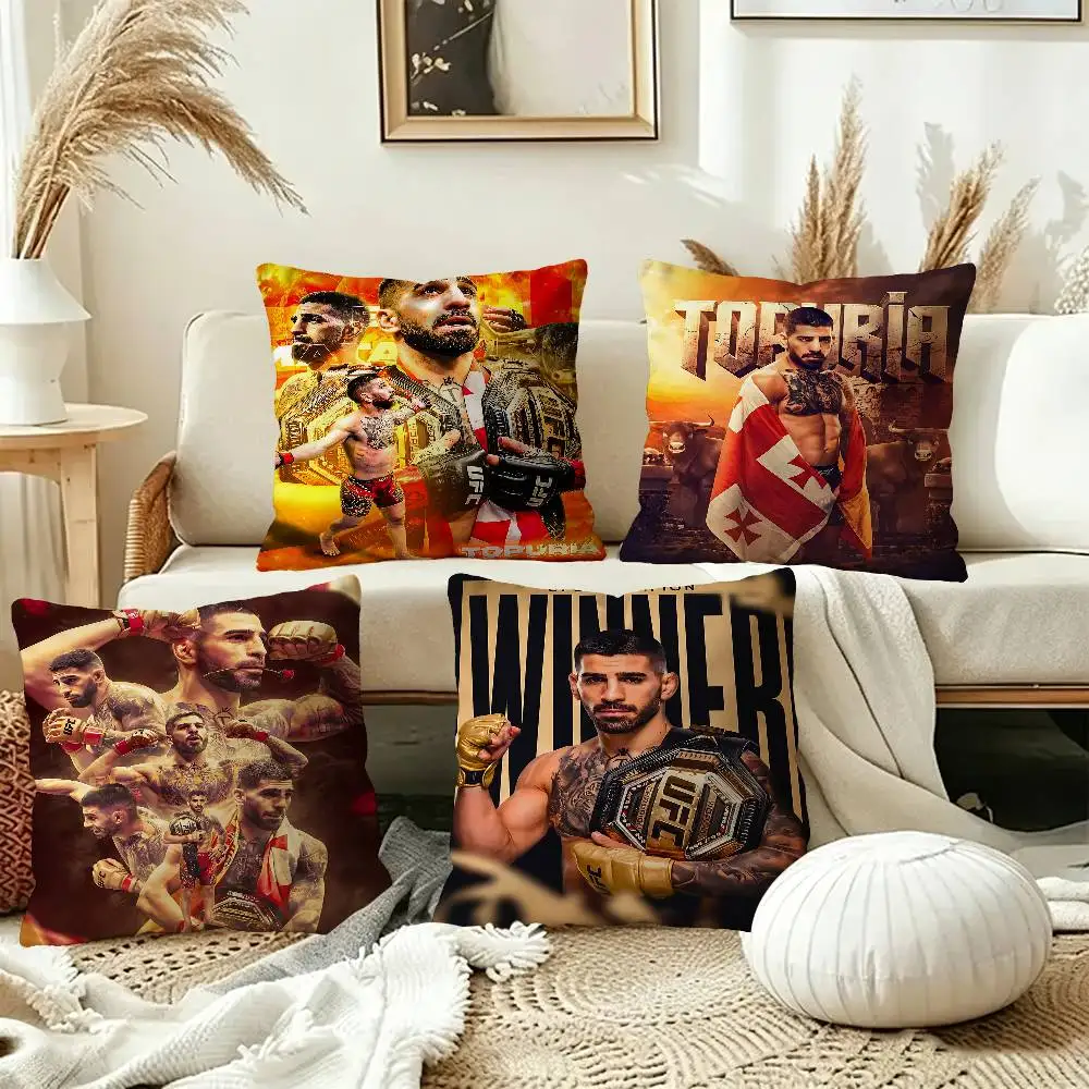 Mixed Martial Athlete I-Ilia TopuriaS Cushion Cover Polyester Sofa Cushions Decorative Throw Pillows Home Pillowcover