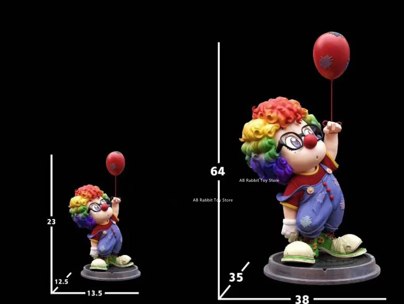 Dr. Slump Anime Figure Arale Clown With Balloon Action Figurine PVC Dr IQ Statue Model Doll Room Decora Collection Toy Kid Gift