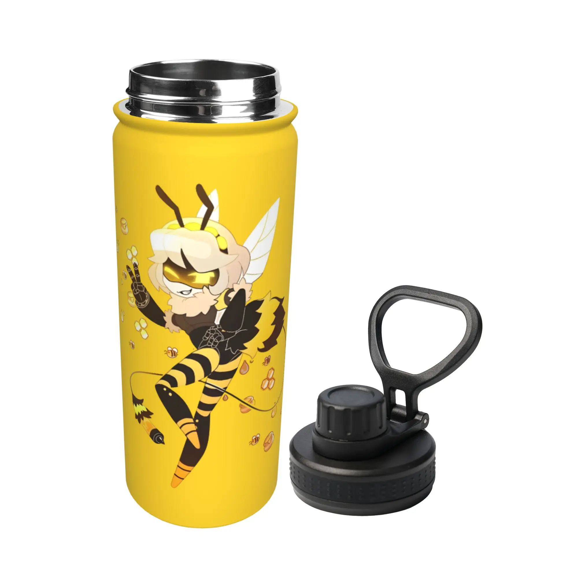 Uzi Doorman Murders Drones 18OZ Sports Insulated Kettle  Thermal Cup Vacuum Flask Car Mug Hot Cold Drink