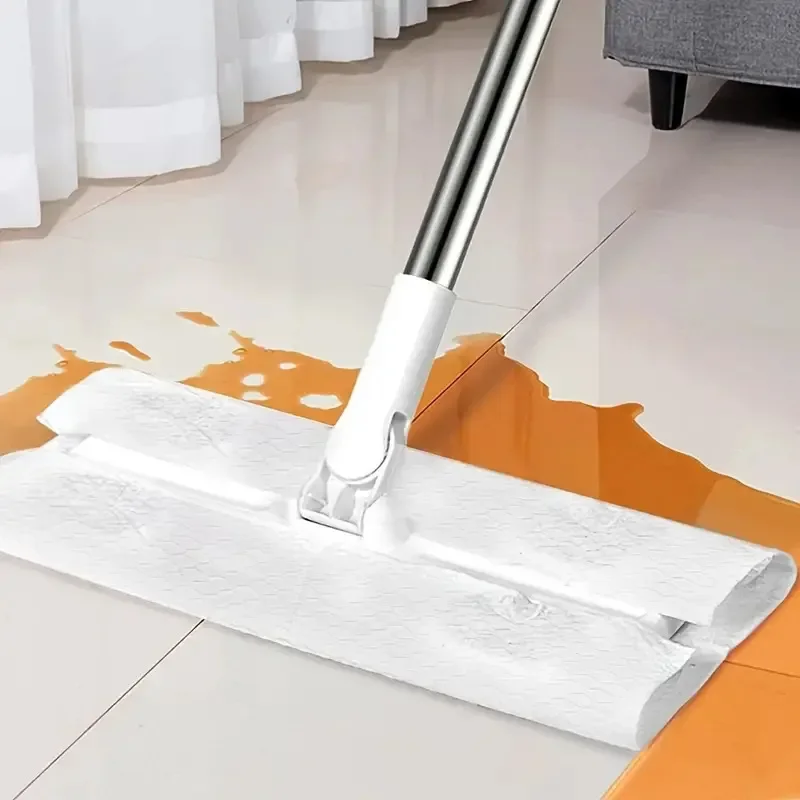 30 pièces de lingettes électrostatiques jetables pour sols, non lavables, pour le nettoyage des cheveux et de la poussière domestique