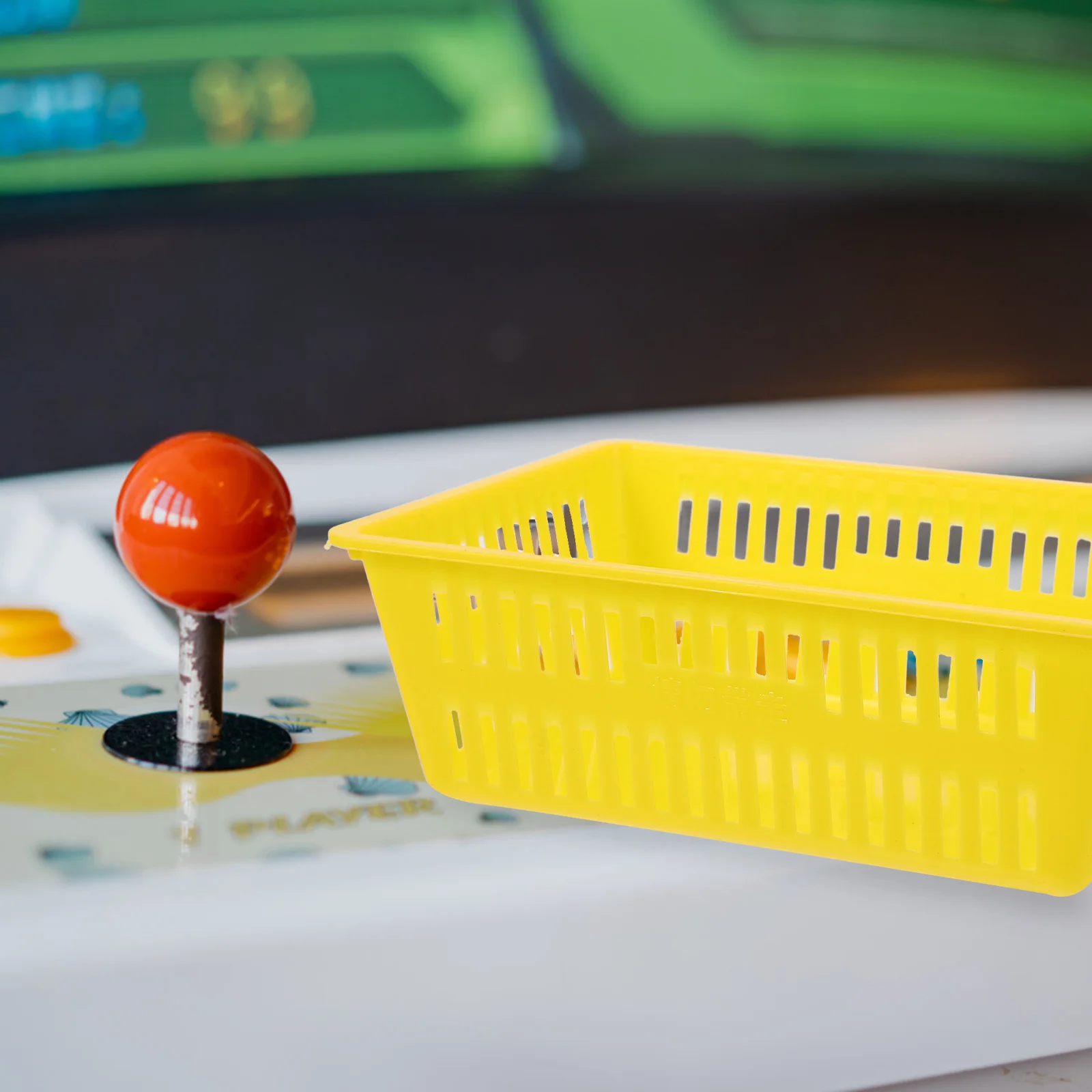 

10Pcs Coin Basket Plastic Thickened Organizer Bins Game Machine Storage Small Storage Baskets Classroom Supplies