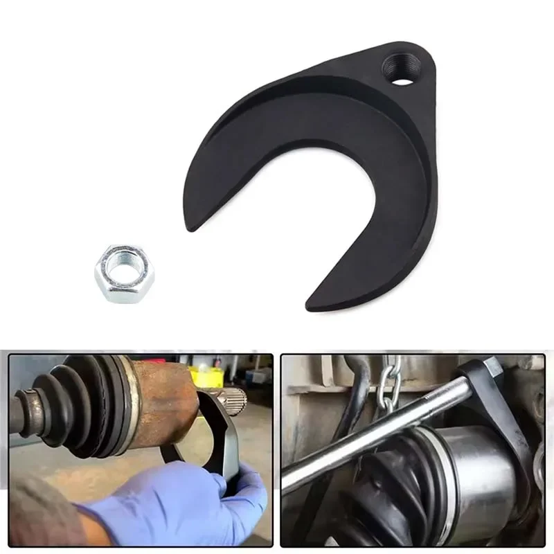 

48mm CV Joint Axle Removal Tool Universal Ball Cage Shaft Steel Wheel Drive Axle Pulley Slide Hammer Adapter Disassembly Tool
