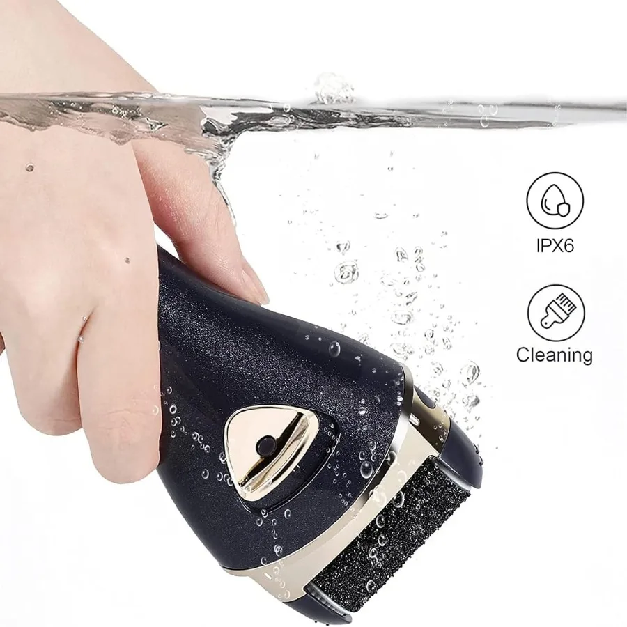 Portable Electronic Foot File Pedicure Tools for Home Use: Professional Electric Callus Remover Kit Designed to Treat Dead Hard