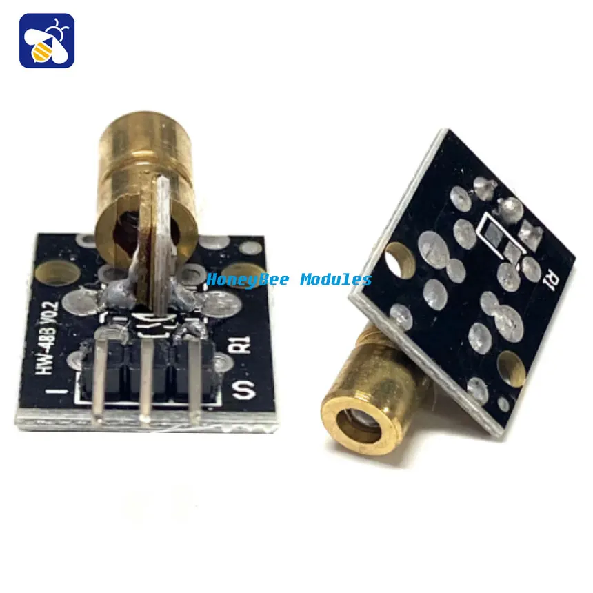 5V Laser Head Module Transmissive Photoelectric Sensor Emission Infrared Diode Dot Laser Head KY-008