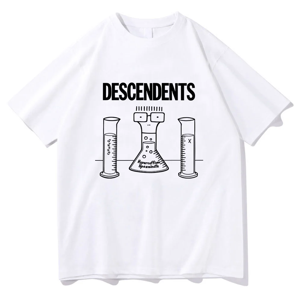 Graphic Clothing Pop Surfpunk Band Descendents T-shirt for Fans High Quality Cotton Comfortable Tee-shirt Summer Streetwear Male