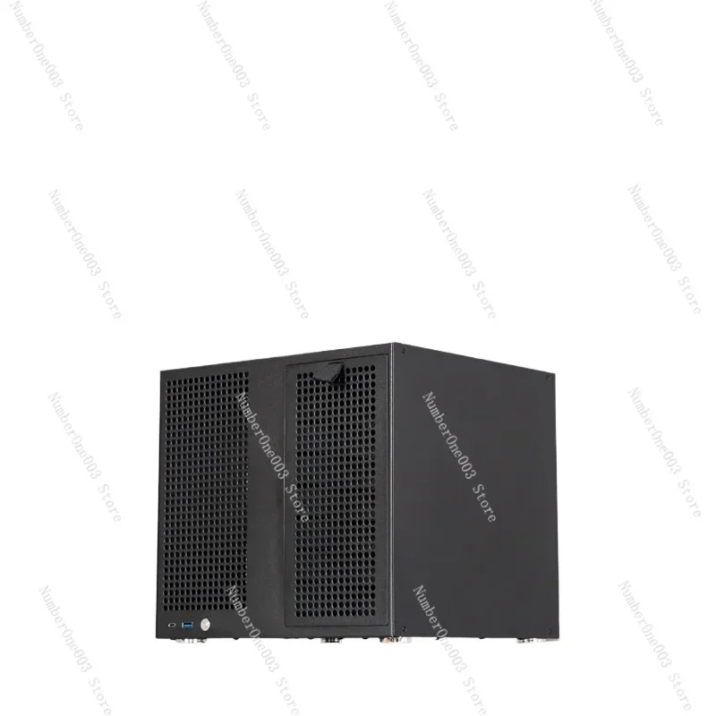 ATX power supply, MATX full height PCIe, Qunhui AIO storage, UNRAID Sagittarius 8-bay NAS chassis with backboard