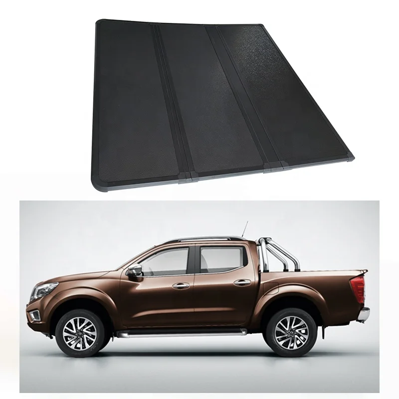 High Quality Hard Tri Fold Tonneau Bed Cover Factory Aluminum Pickup Bed Cover For Nissan Titan 5.5ft