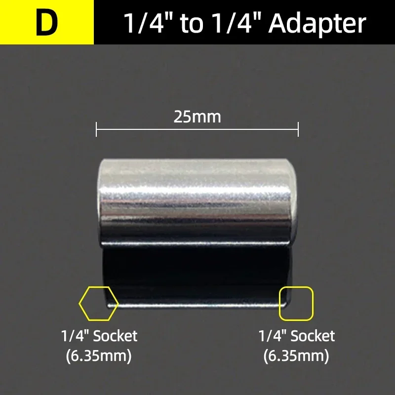 Steckschlüssel-Adapter-Reduziersatz 3/8 auf 1/2 3/8 1/4 1/2 auf 1/2 Schlagschrauber-Ratschenschlüssel-Steckschlüssel-Adapter Reparatur-Handwerkzeug – Detail 5