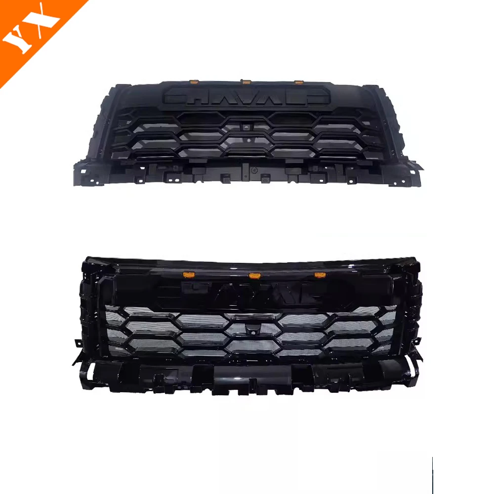 For haval h5 great wall Accessories 2023 2024 Replacement Car Modified Black Knight Front Bumper Grille FG Honeycomb Grille