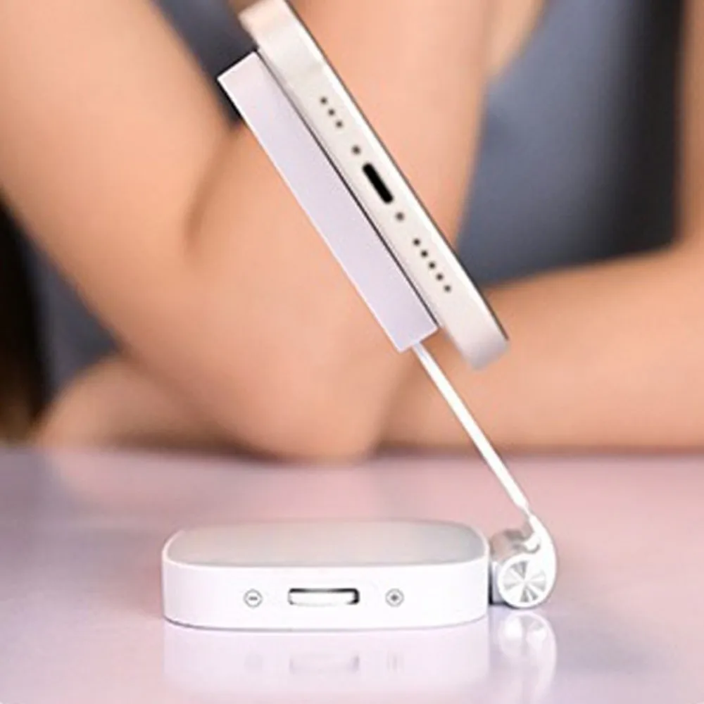 

360° Rotation Magnetic Phone Selfie Light 3 Color with Makeup Mirror Mobile Phone Fill Light Portable Dimmable