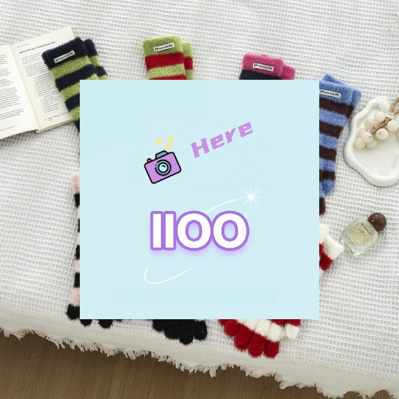 【iioo】luvas-de-inverno-quentes-com-tela-sensivel-ao-toque-de-malha-listrada-para-mulheres-e-homens-com-detalhes-em-pele-sintetica-macias-e-fofas-ideais-para-protecao-contra-o-frio-ao-ar-livre