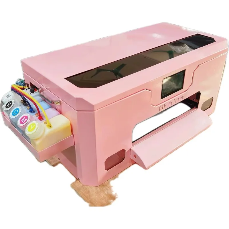 Professional Full-Automatic DTF Printer L800 L805 New Condition A4 Pet Film Sticker Cloth Garment Hoodies T-Shirts 1