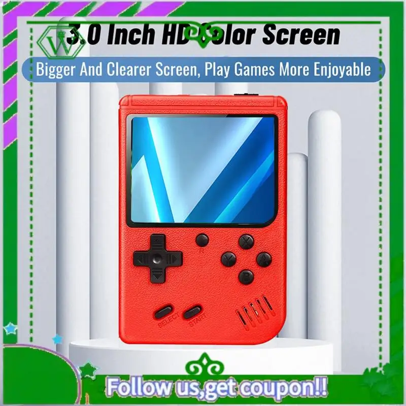 Reliable-400-In-1 Video Game Console Retro Mini Game Plyer 3.0 Inch Color Pocket TV Game Console Dual Handheld Gamer Player Reus