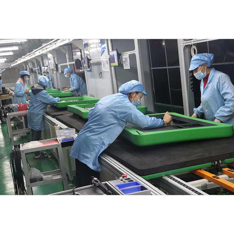 لـ OEM/ODM 43 بوصة حامل LED LCD مكتب طاولة تفاعلي يعمل باللمس بالسعة مع نظام Android Win10 المدمج