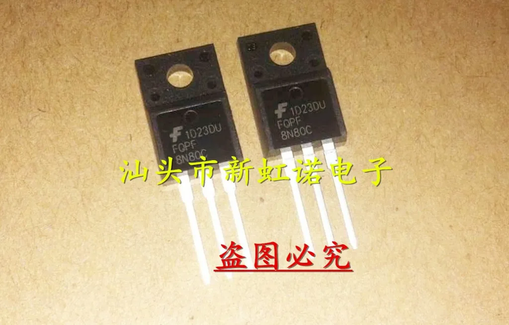 5 pçs/lote novo original fqpf8n80c triode circuito integrado de boa qualidade em estoque