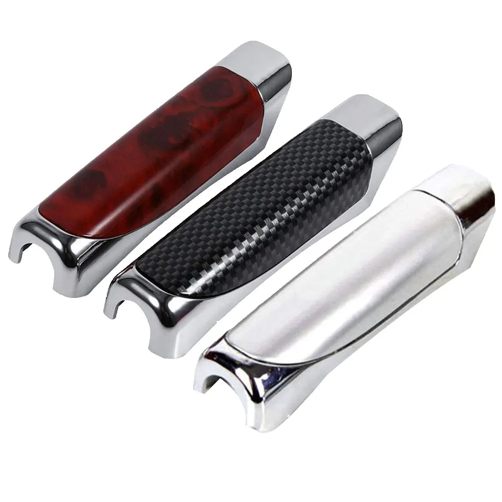 Car Accessories Universal Handbrake Grip  Car Hand Brake Carbon Fiber Protector Cover Interior Stylish Decor