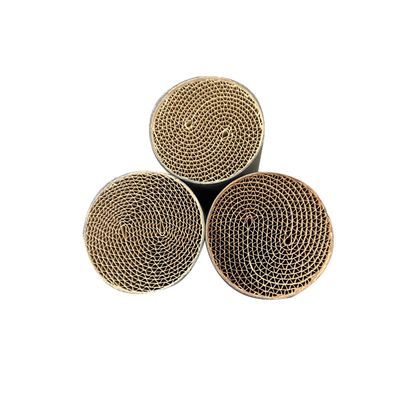 3pcs High Performance Motorcycle Catalyst 45*112mm Metal Core Honeycomb Euro 6 Universal Exhaust System Motorcycle