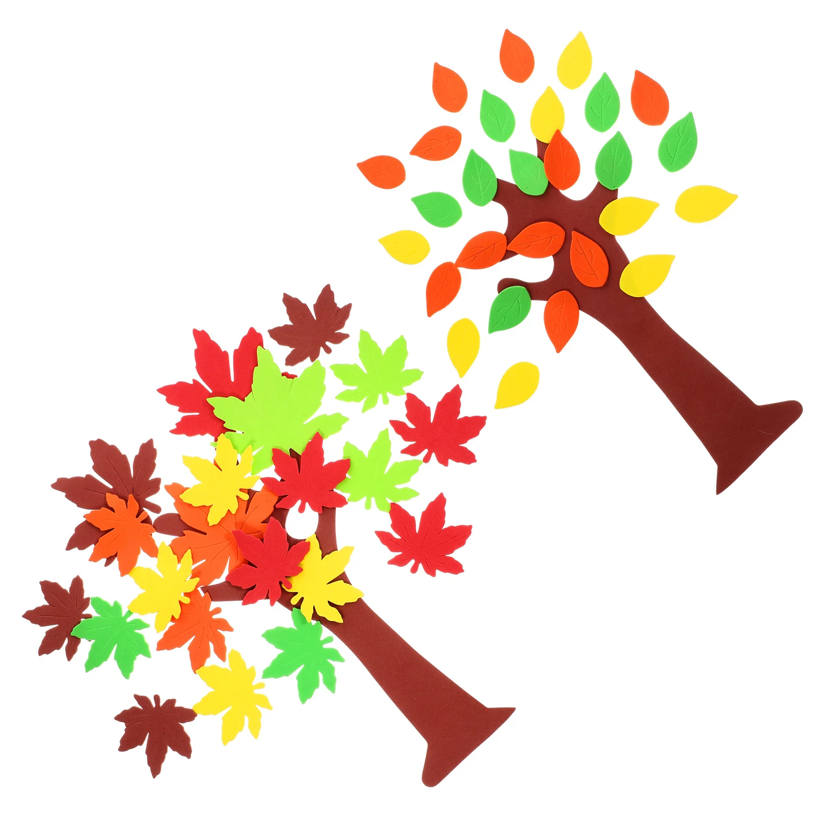 

4Sets Eva Sticker Cartoon DIY Wall Stickers Classroom Blackboard Decal Kids Room Decor Birthday Spring Festival Holiday Crafts