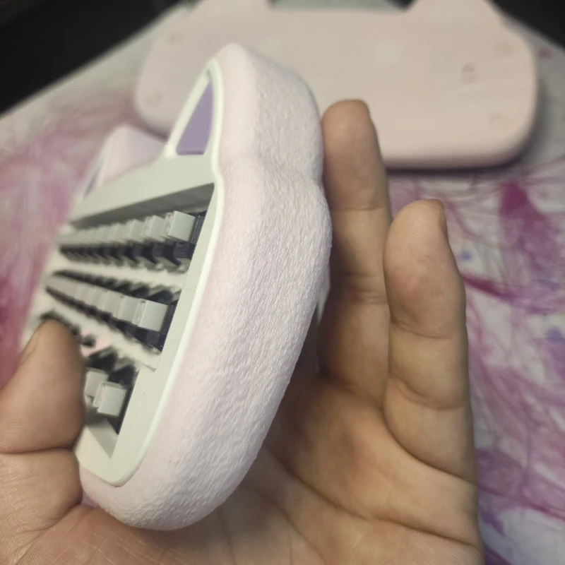 Gatto Keyboard Custom Tri-mode Wireless Bluetooth 2.4G Keyboard RGB Lighting Hot-swap Gasket VIAL 3D Printing Shell MX Switch