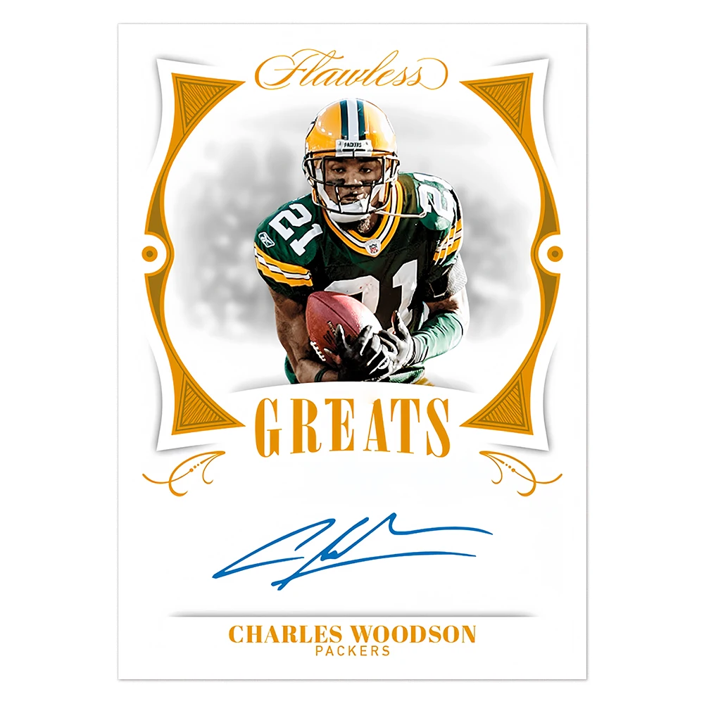 PANINI DIY 홈메이드 5개/세트 축구 2020 CHARLES WOODSON BRIAN URLACHER ANDRE JOHNSON 시그니처 오블리크 레이저 컬렉션 카드