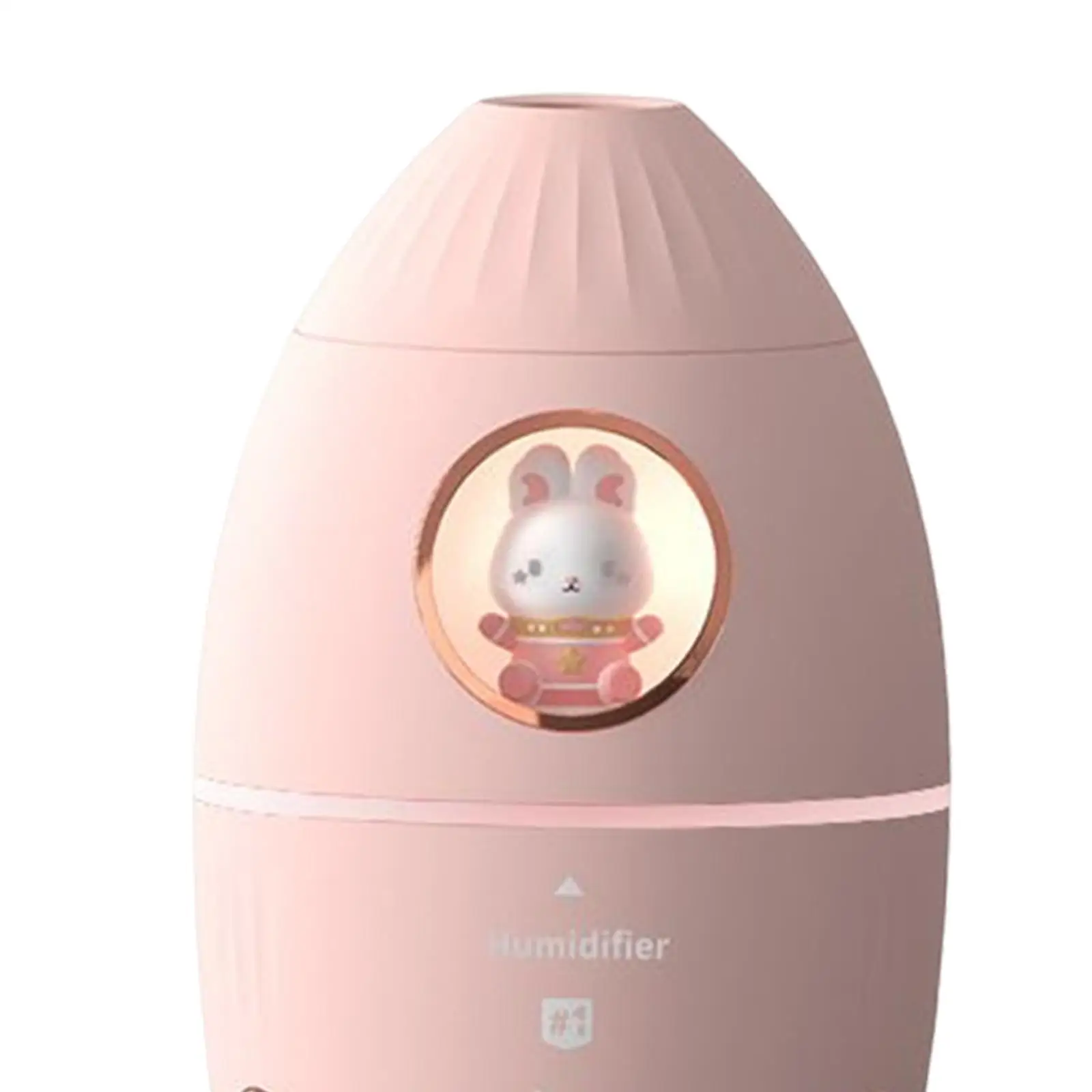 Portable 350ml Air Humidifier Tabletop Silent USB Night Light for Office Bedside Indoor Bedroom Home