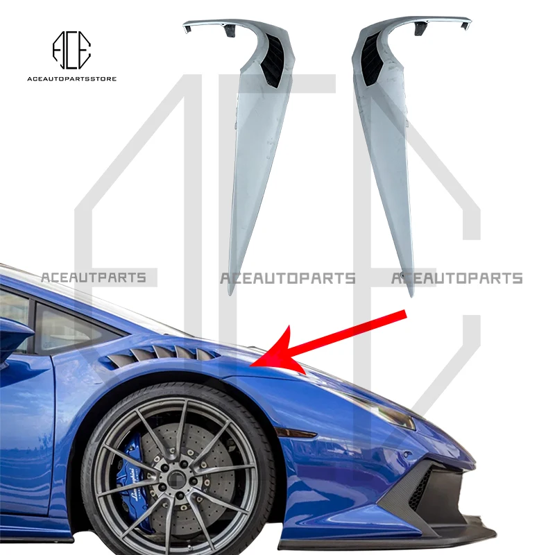 

Carbon Fiber Side Fenders For Lamborghini Huracan LP610 LP580 V Style Auto Car