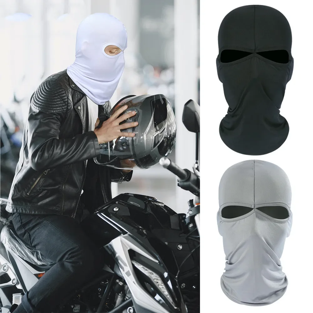 Cool Full Face Cycling Cap Balaclava UV Protection for Men Quick-Dry Lycra for Road Bicycling Skiing and Summer Sun Motorcycle