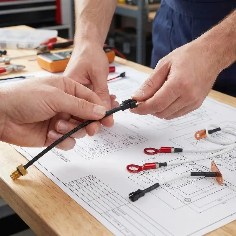 

【L】Motorcycle Water Temperature Sensor Extension Wire Universal Plug Connector for Aftermarket Gauge and DIY Modifications