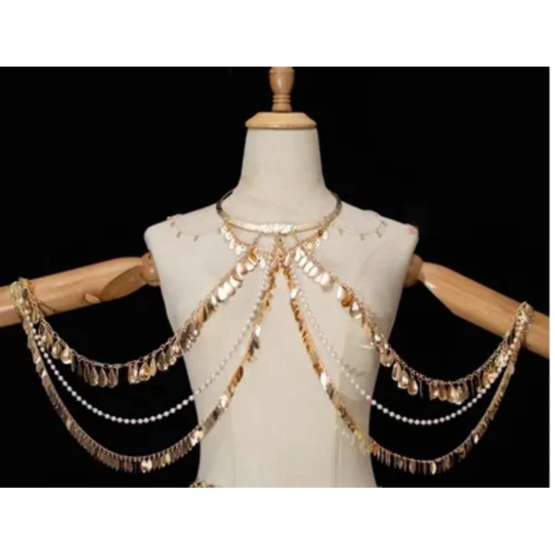 Body Jewelry Tassel Hanfu Vintage Body Accessories Alloy Body Chain Dance Waist Chain Ancient Sex Exotic Ethnic Body Jewelry