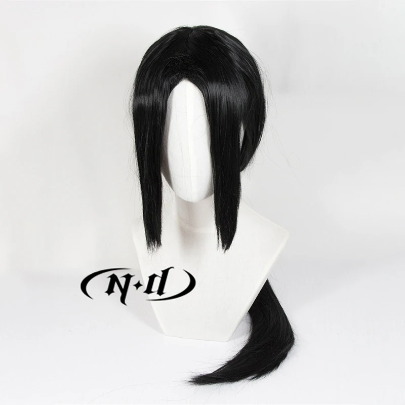 ND Itachi Uchiha Cosplay Wig Hairpiece Anime Cosplay Hair Wig for Comic Con Coser Costume Theme Party Heat Resistant