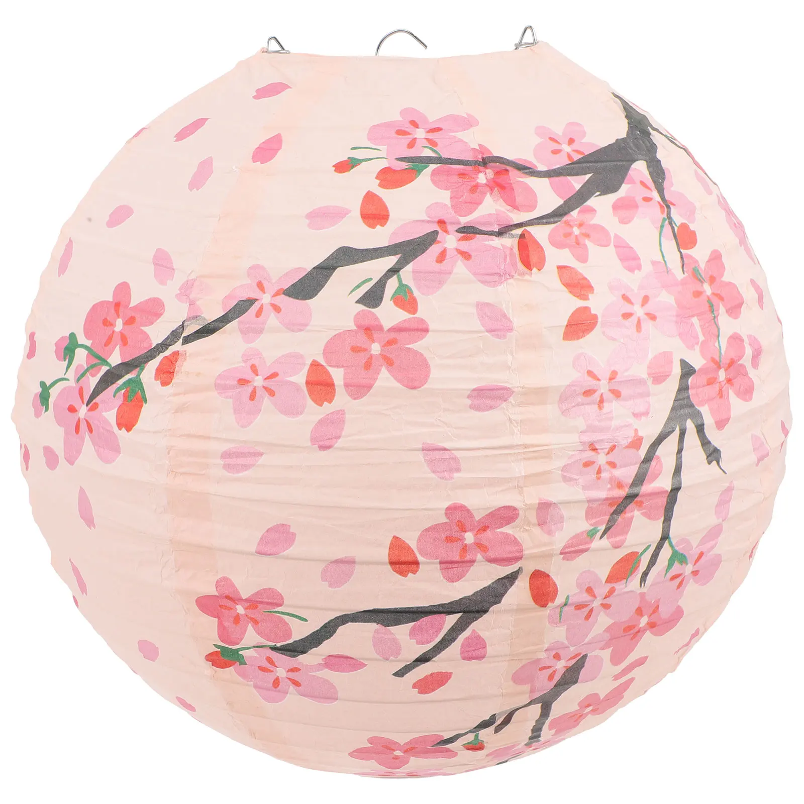 

Plum Blossom Chinese Mid-Autumn Festival Paper Hanging Lantern deco Japanese Style round Lantern festival decorate