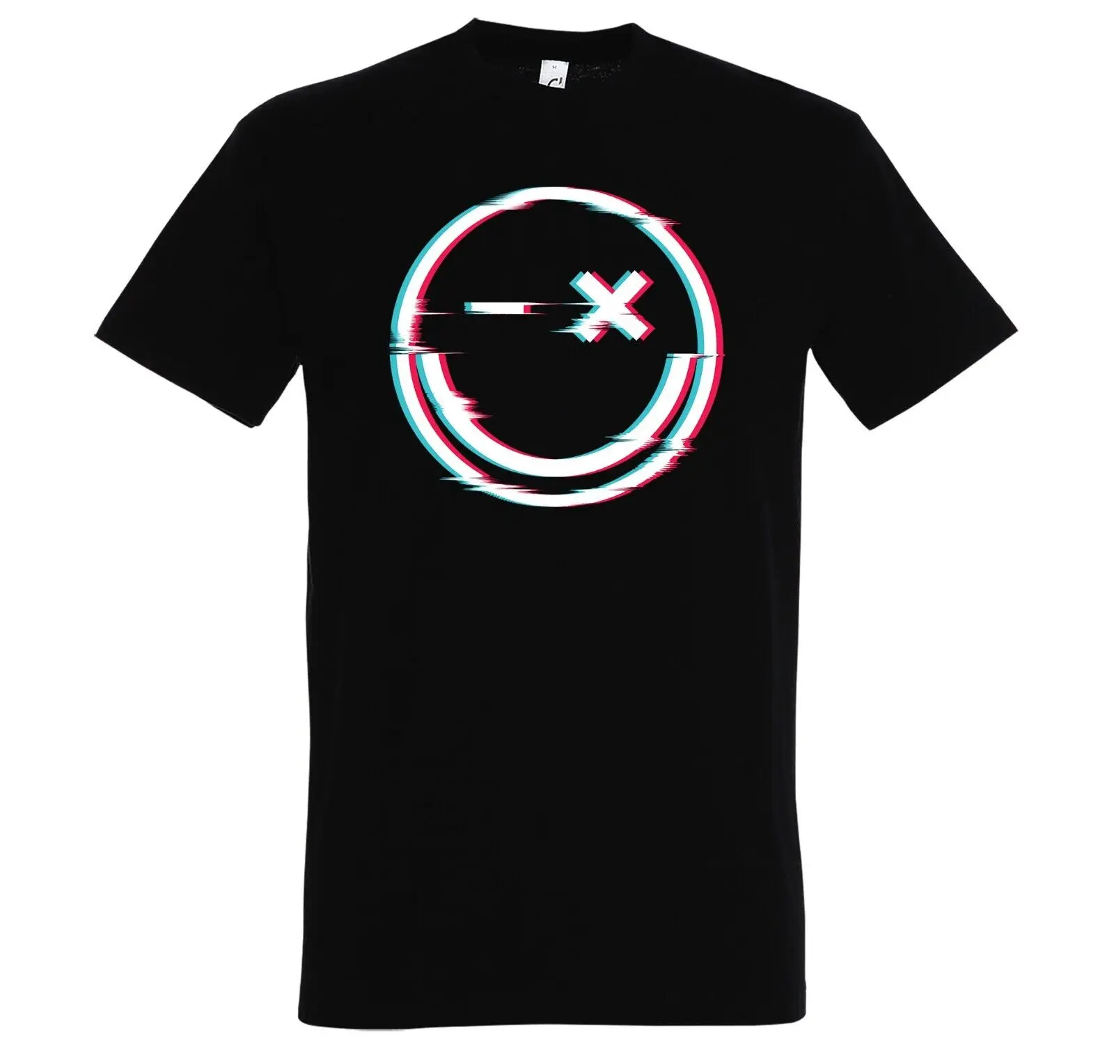 

Мужская футболка Smile Glitch Funny Gaming Fun Print Statement Men