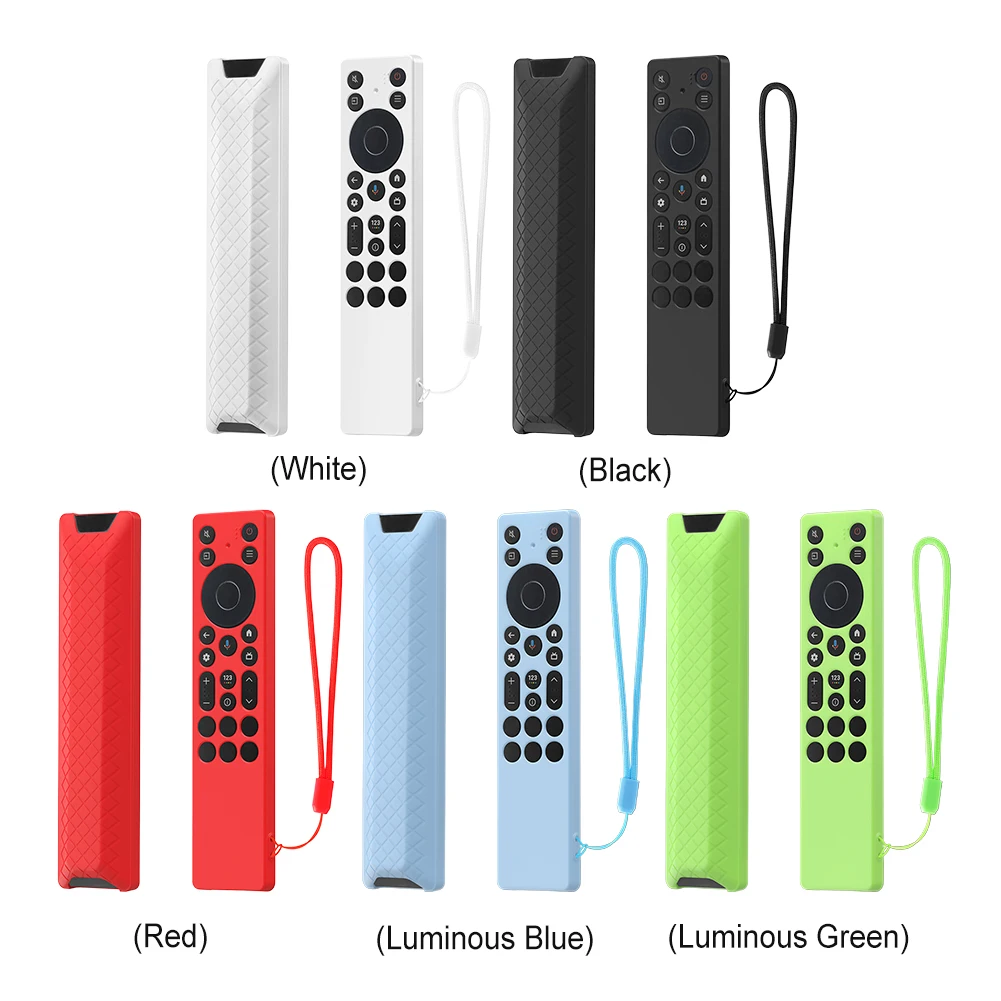 حافظة من السيليكون لجهاز التحكم عن بعد الصوتي TCL RC902V FMR1 حافظة حماية للتلفزيون الذكي غطاء حماية مضاد للانزلاق عن بعد #3