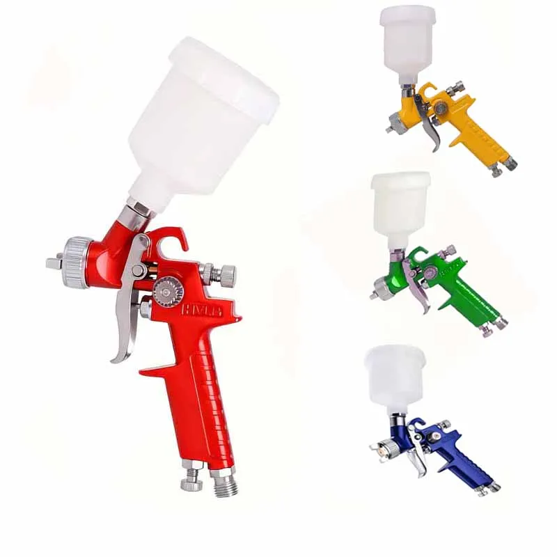 

H-2000 Professional 0.5/0.8/1.0mm 125ml Cup HVLP Mini Spray Gun For Car Painting Repair Pneumatic Spray gun Mini spray gun