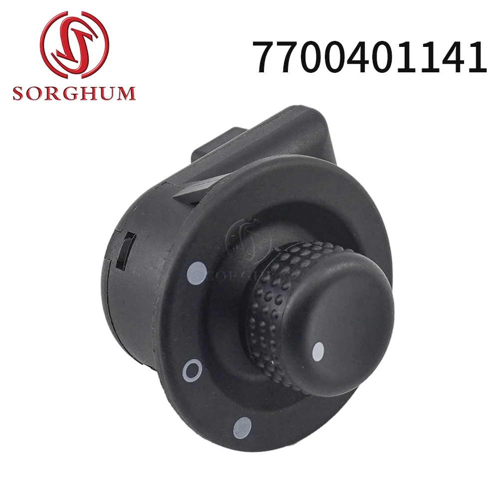 

SORGHUM 7700401141 Power Adjust Knob Mirror Switch For Renault Kangoo Clio Master Modus Megane Trafic MK2 MK3 Duster 1998 2016