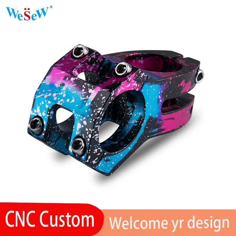 

WeSeW OEM изготовленный на заказ держатель зажима для руля велосипеда с ЧПУ, титановый алюминиевый сплав, прецизионное производство