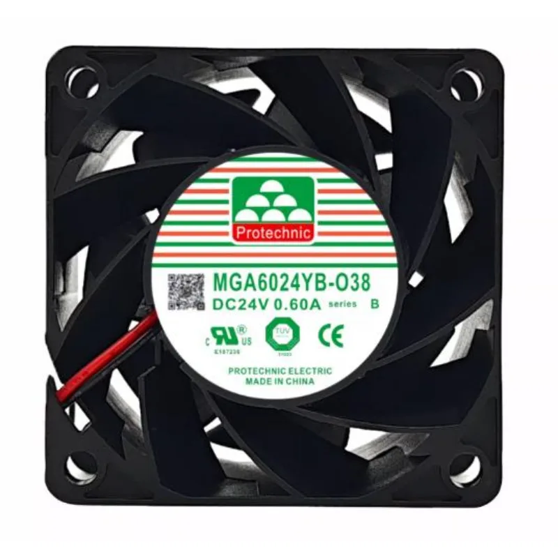 New Cooler Fan for MGA6024YB-O38 MGA6024VB-O60 24V 0.6A High Air Volume Inverter Cooling Fan 60 * 60 * 38MM