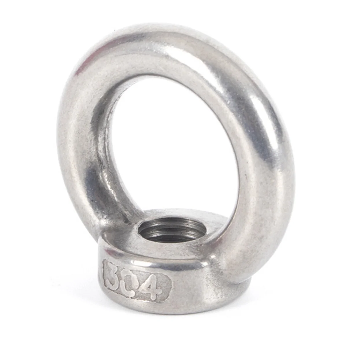 ABNJ M8 Eye Nut Stainless Steel Marine Lifting Eye Nuts Ring Nut Eyelet for Cable Lifting