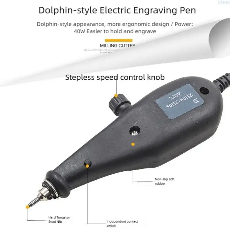 23GA User Friendly Electric Engraving Tool Compact Design For Metal Plastic Mark