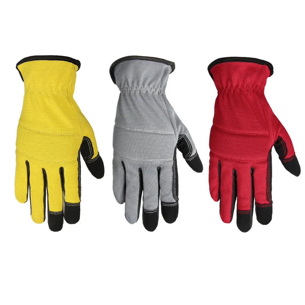 

1Pair Planting Gloves Comfort Fit Reusable Safety Gloves for Gardening Farming DIY Projects Outdoor Work Dirt Oil Resistant