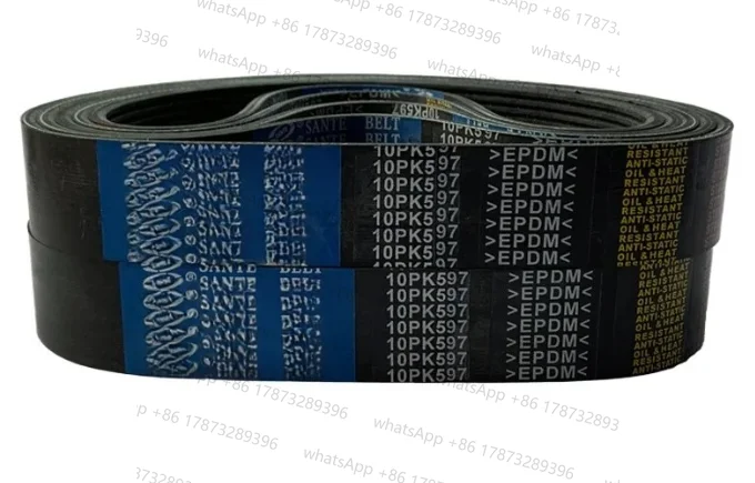 1 Pieza de Correa de Aire Acondicionado para Generador Wuling Glory, Compatible con los Modelos 4PK760, 830, 840, 850, 860, 870, 892, 895
