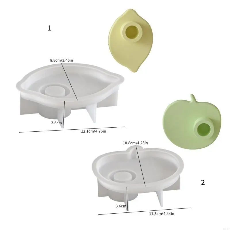 91AF Silicone Crafting Mold Fruit Distinctive Holders Moulds Silicone Texture Suitable for Hand-Making Present