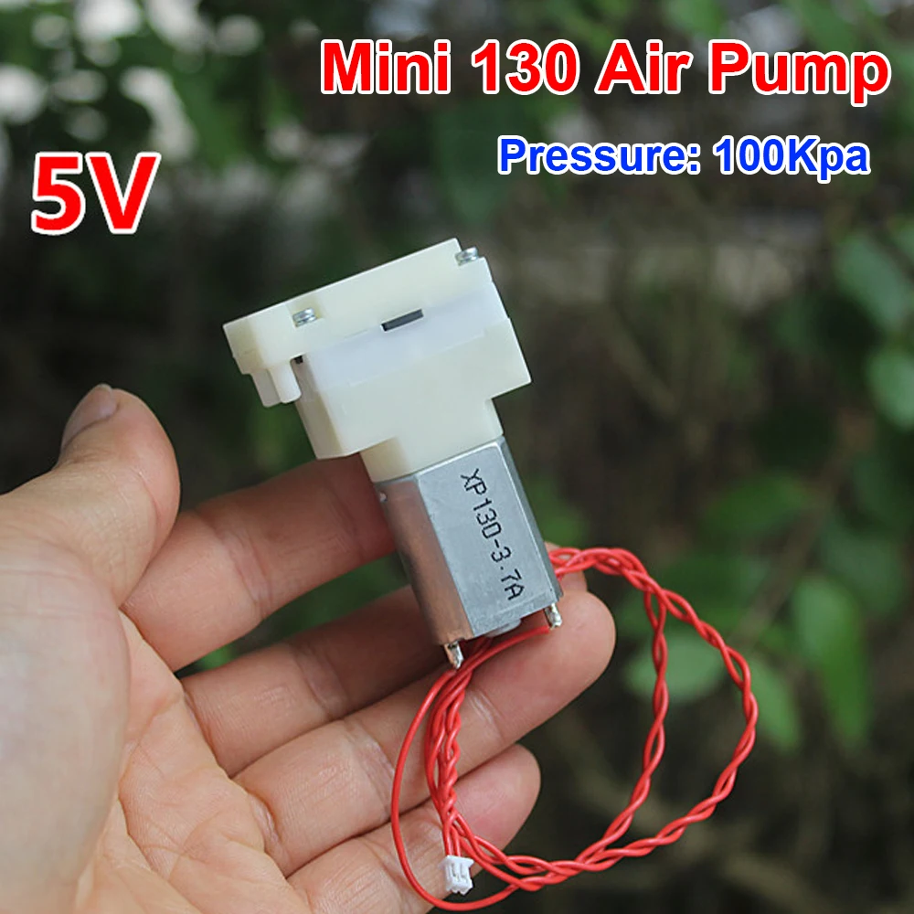 Mini Air Pump Micro 130 DC Motor Pump Air Oxygen Pump DC 3.7V 5V 6V 100Kpa Air Pump Fish Tank Aquarium Sphygmomanometer